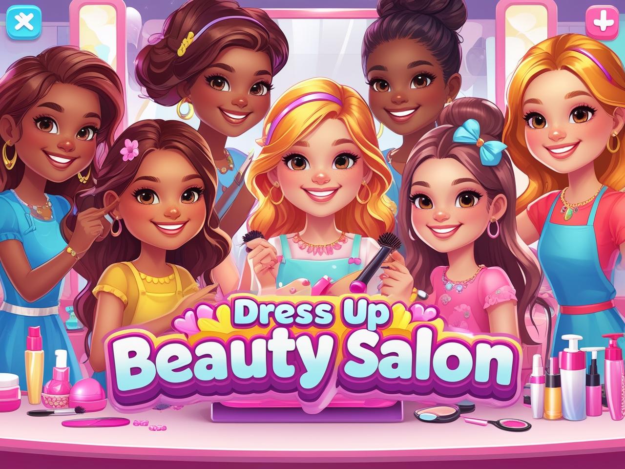 Dress up - Games for Girls - beauty salon