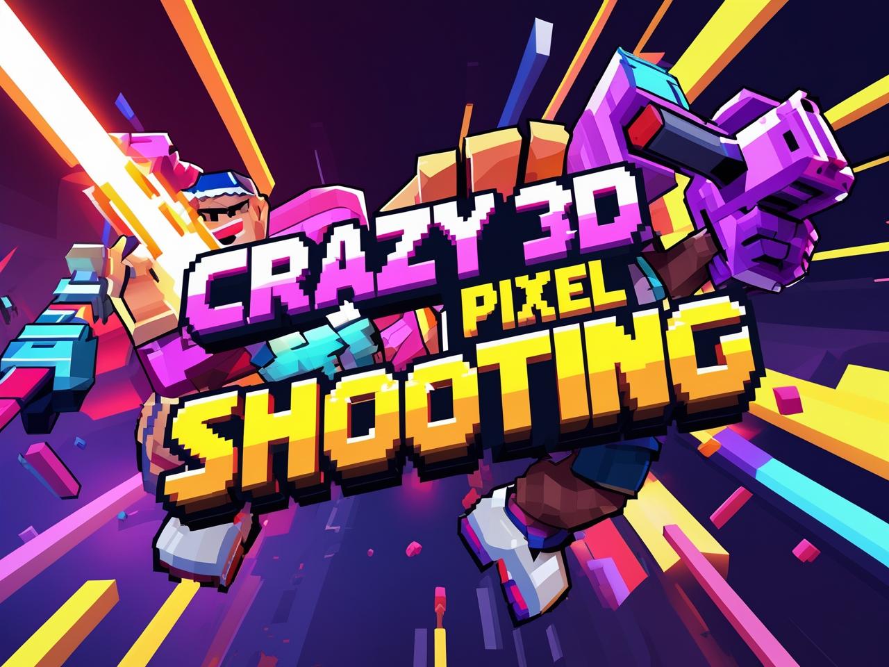 Crazy 3D Pixel Shooting