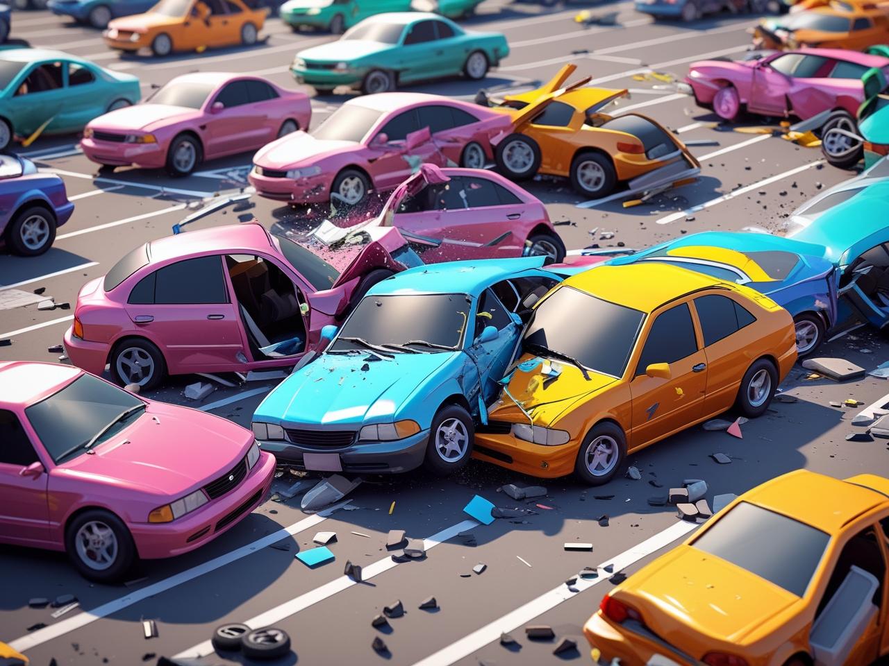 Parking Car Crash Demolition Multiplayer